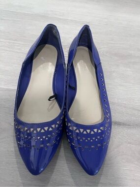 Banana Republic laser cut pointed ballet flats